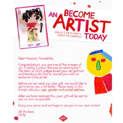 　2012秋冬　ポートレート(似顔絵）コンテスト 入賞♪　